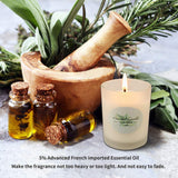 Yinuo Mirror Scented Candles Gift Set, Natural Soy Wax 2.5 Oz Per Cup Portable Glass Candles Women Gift with Strongly Fragrance  - 8 Pack