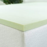 Zinus 1.5 Inch Green Tea Memory Foam Mattress Topper, Twin