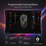 PICTEK Gaming Mouse Wired, 8 Programmable Buttons, Chroma RGB Backlit, 7200 DPI Adjustable, Comfortable Grip Ergonomic Optical PC  (Upgraded Version)
