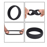 TCSR 6 Different Size Cock Rings - Medical Grade Soft Silicone Penis Rings - Better Sex