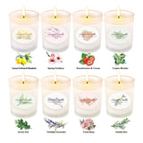 Yinuo Mirror Scented Candles Gift Set, Natural Soy Wax 2.5 Oz Per Cup Portable Glass Candles Women Gift with Strongly Fragrance  - 8 Pack