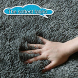 Ultra Soft Round Area Rugs for Princess Prince Castle Play Tent 41” Diameter Circle Rugs , Grey