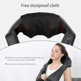 Naipo Shiatsu Back and Neck Massager with Heat Deep Kneading Massage for Neck, Back, Shoulder, Foot and Legs, Use at Home, Car, Office