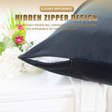 ZIMASILK 100% Mulberry Silk Pillowcase for Hair and Skin,Both Side 19 Momme Silk, 1pc (Queen 20''x30'', Black)