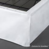 Zinus SmartBase Easy On/Easy Off Bed Skirt for 18 Inch Premium SmartBase Mattress Foundation, Twin
