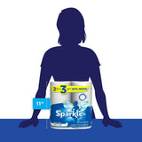 Sparkle Paper Towels, 24 Rolls = 47 Regular Rolls, Longer Lasting Rolls, Pick-A-Size Plus Sheets