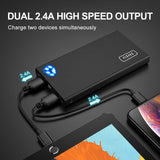 INIU Portable Charger, 10000mAh Power Bank, 4.8A High-Speed 2 USB Ports with Flashlight Battery Pack, Ultra Compact Phone Charger