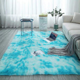 Moderns Abstract Area Rugs Mats Decor Colors Rug, blue