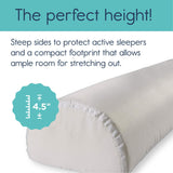 [1-Pack Toddler Bed Rail Bumper | Bed Bumpers for Toddlers | Kids Foam Safety Guard for Bed - Side Rail with Waterproof Cover