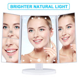 KOOLORBS Makeup 21 Led Vanity Mirror with Lights, 1x 2x 3x Magnification, White