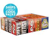 HERSHEY'S Halloween Chocolate Candy Bar Assorted Variety Pack (HERSHEY’S Milk Chocolate, HERSHEY’S Milk Chocolate Almond, KIT KAT, REESE’S Cups)