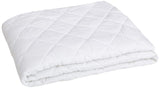 AmazonBasics Hypoallergenic Quilted Mattress Topper Pad Cover - 18 Inch Deep, Twin