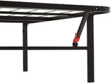 AmazonBasics Foldable Metal Platform Bed Frame for Under-Bed Storage - Tools-free Assembly