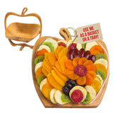Dried Fruit Gift Basket – Tray Turns into Basket - Healthy Gourmet Snack Box