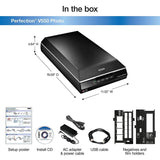 Epson Perfection V550 Color Photo, Image, Film, Negative & Document Scanner with 6400 dpi (Renewed)