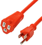 AmazonBasics 16/3 Vinyl Outdoor Extension Cord | Orange, 50-Foot