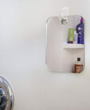 Deluxe Shave Well Fog-free Shower Mirror - 2 pack - Made in the USA - 33% larger than the Original Shave Well Anti-Fog Shower Mirror