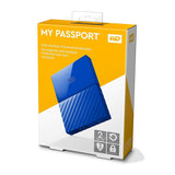 WD 2TB Blue My Passport Portable External Hard Drive - USB 3.0 - WDBS4B0020BBL-WESN