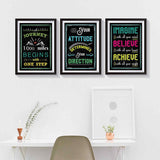 10 Motivational Posters for Classroom & Office Decorations | Inspirational Quote Wall Art