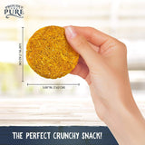 Keto Friendly Crackers, Snacks Parmesan Cheese Crisps Low Carb, Healthy Diet Food Crackers 100% Natural Aged Cheesy Parm Chips | Variety 4 PACK