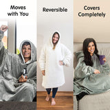 THE COMFY: Original Blanket Sweatshirt, Seen on Shark Tank, Invented by 2 Brothers, Warm, Soft, Cozy, Wearable Sherpa Hoodie, Multiple Colors