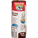 Horizon Organic, Lowfat Organic Milk Box, Chocolate, 8 Fl. Oz (Pack of 18), Single Serve, Shelf Stable Organic Chocolate Flavored Lowfat Milk
