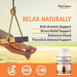 Ashwagandha 1950mg Organic Ashwagandha Root Powder Extract of Black Pepper Anxiety Relief