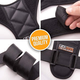 Posture Corrector For Men And Women, Upper Back Brace For Clavicle Support, Adjustable Back Straightener And Providing Pain Relief (Universal)