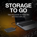 Seagate Expansion Portable 2TB External Hard Drive HDD – USB 3.0 for PC Laptop (STEA2000400)