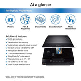 Epson Perfection V550 Color Photo, Image, Film, Negative & Document Scanner with 6400 dpi (Renewed)