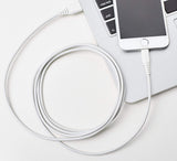 AmazonBasics Lightning to USB A Cable, MFi Certified iPhone Charger, White, 6 Foot, 2 Pack