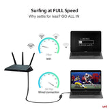 USB-C to Ethernet Adapter, uni USB Thunderbolt 3/Type-C to RJ45 Gigabit Ethernet LAN Network Adapter