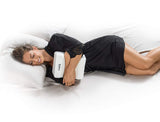 ComfiLife Orthopedic Knee Pillow for Sciatica Relief, Back Pain, Leg Pain, Pregnancy, Hip and Joint Pain - Memory Foam Wedge Contour