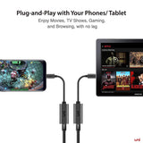 USB-C to Ethernet Adapter, uni USB Thunderbolt 3/Type-C to RJ45 Gigabit Ethernet LAN Network Adapter