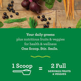 Amazing Grass Green Superfood: Organic Wheat Grass and 7 Super Greens Powder, 2 servings of Fruits & Veggies per scoop, Original Flavor