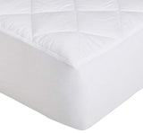 AmazonBasics Hypoallergenic Quilted Mattress Topper Pad Cover - 18 Inch Deep, Twin