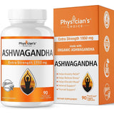 Ashwagandha 1950mg Organic Ashwagandha Root Powder Extract of Black Pepper Anxiety Relief