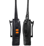 Arcshell Rechargeable Long Range Two-Way Radios with Earpiece 6 Pack UHF 400-470Mhz Walkie Talkies Li-ion Battery and Charger Included