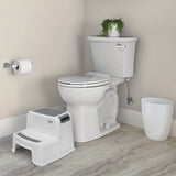 2 Step Stool for Kids (Gray 2 Pack) | Toddler Stool for Toilet Potty Training | Slip Resistant Soft Grip for Safety as Bathroom Potty Stool