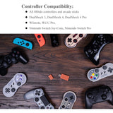 8Bitdo Wireless Controller Adapter for Nintendo Switch,Windows,Mac & Raspberry Pi with a OTG Cable (Black)