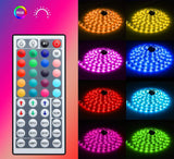 Minger LED Strip Lights Kit, Waterproof 32.8ft 5050 RGB 300led Strips Lighting Flexible Color Changing