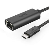USB-C to Ethernet Adapter, uni USB Thunderbolt 3/Type-C to RJ45 Gigabit Ethernet LAN Network Adapter