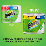 Bounty Quick-Size Paper Towels, White, Family Rolls, 16 Count (Equal to 40 Regular Rolls)