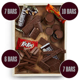 HERSHEY'S Halloween Chocolate Candy Bar Assorted Variety Pack - Full Size, 30 Count Gift