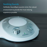 White Noise Sound Machine | Portable Sleep Therapy for Home , Office , Baby & Travel, silver