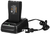 Arcshell Rechargeable Long Range Two-Way Radios with Earpiece 2 Pack UHF 400-470Mhz Walkie Talkies Li-ion Battery and Charger Included