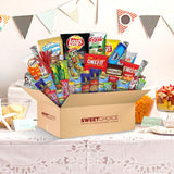 Sweet Choice (40 Count) Ultimate Sampler Mixed Bars, Cookies, Chips, Candy Snacks Box for Office, Meetings, Schools,Friends & Family, Military