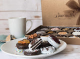 Barnett's Chocolate Cookies Gift Basket, Gourmet Christmas Holiday Corporate Food Gifts in Elegant Box