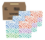Amazon Brand - Solimo Facial Tissues, 160 Tissues per Box (18 Flat Boxes)