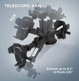 iOttie Easy One Touch 4 Dash & Windshield Car Mount Phone Holder || for iPhone, Samsung, Moto, Huawei, Nokia, LG, Smartphones
